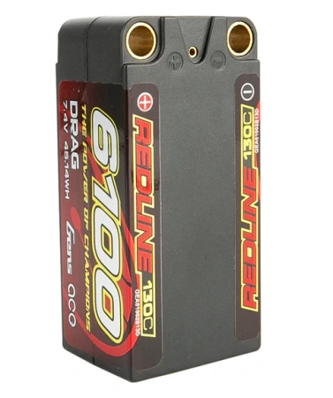 Gens ace Redline Series 6100mAh 7.4V 130C 2S2P HardCase 71# LiPo Battery