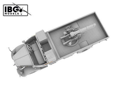 3Ro Italian Truck with 100/17 100mm Howitzer 1:72 | 72098 IBG