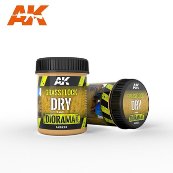 Trawa w posypce (Grass Flock Dry 2mm) 250ml | AK8223
