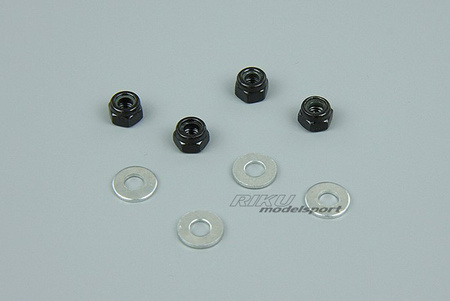 nakrętki samohamowne m4 4szt. - BSD 903022