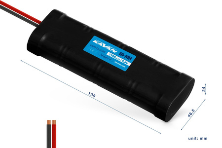 Akumulator NiMH 1100mAh 9,6V 10C | KAV33.0360 KAVAN