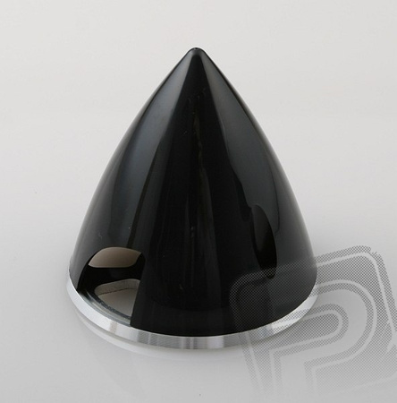 Kołpak z duralową podstawą 57 mm (CZARNY)