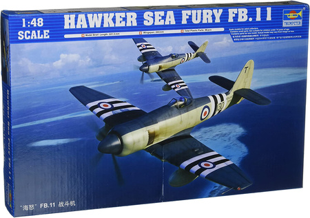 Hawker Sea Fury FB.11 1:48 | 02844 TRUMPETER