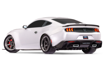 Traxxas 4-Tec Drift Ford Mustang RWD 1:10 Biały Samochód Zdalnie Sterowany Model RC | 105237-4-WHT