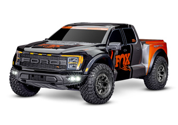 Traxxas Ford Raptor R 4X4 Ultimate 4S 1:10 4WD Czarny Samochód Zdalnie Sterowany Model RC | 101177-4-FOX1