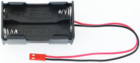 Koszyk Na Baterie 4xAA 6V JST BEC | 56697 MULDENTAL ELEKTRONIK