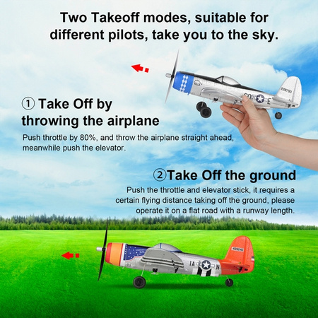 Mini P47 Thunderbolt 450 RTF 402mm | TOP104B02 TOP RC HOBBY