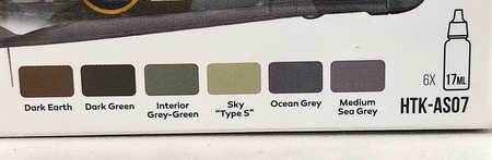 Zestaw farb akrylowych (Royal Air Force) | HTK-AS07 HATAKA
