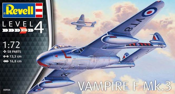 Vampire F Mk.3 1:72 | Revell 03934