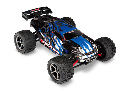 Traxxas E-Revo VXL TSM Bezszczotkowy 1/16 Niebieski Model Zdalnie Sterowany | 71076-8-BLUEX