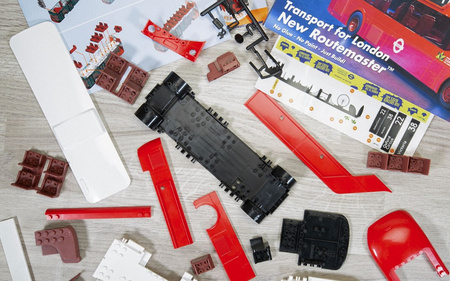 QUICKBUILD Transport For London New Routemaster Autobus z Klocków | J6050 AIRFIX