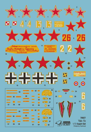 Yakovlev Yak-1B 1:72 | 70027 ARMA HOBBY