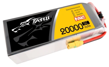 Akumulator LiPo 20000mAh 22,2V 5C 6S1P XT90-S NMC | TAA200006S5X9S TATTU