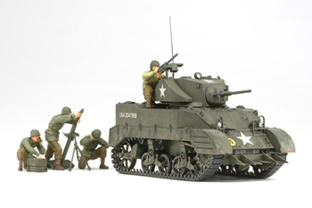 US Light Tank M5A1 - Pursuit Operation w/4 Figures 1:35 | Tamiya 35313