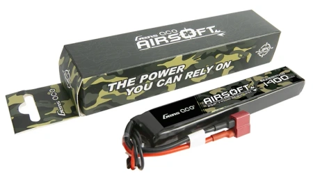 Gens ace 25C 1400mAh 2S1P 7.4V Airsoft Gun Lipo Battery with T Plug