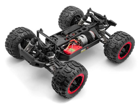 BlackZon Slyder MT 1/16 4WD RTR + LED (czerwony) | 540098
