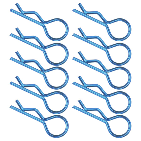 Spinki karoserii (10szt.) niebieskie | 35125 CORALLY