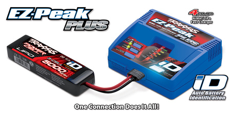 Ładowarka EZ-Peak Plus 220V 4A NiMH / LiPo iD | 2970 TRAXXAS