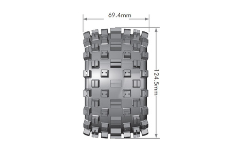 Koła MT-ROCK 2.8" TRUCK SOFT (2szt.) | L-T3275SBH LOUISE RC