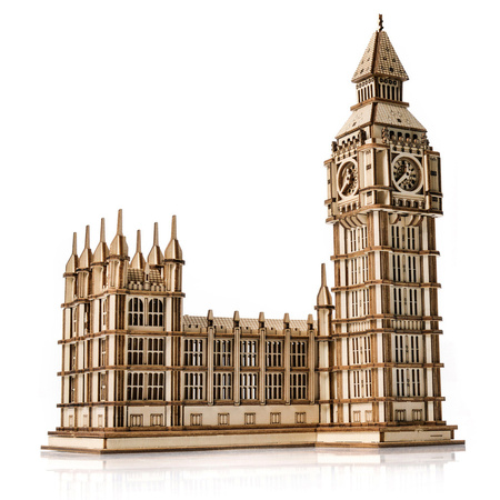 Little Story Drewniane Puzzle Model 3D Big Ben 17x14,5x23,7cm | E010