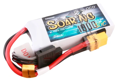 Akumulator LiPo 1000mAh 11,1V 30C 3S1P G-Tech Soaring | GEA103S30X6GT GENS ACE