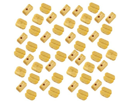 Bloczki Drewniane Pojedyncze 4mm 20szt. | 17000 OCCRE