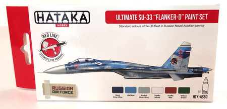 Zestaw farb akrylowych (SU 33 Flanker D) | HTK-AS83 HATAKA