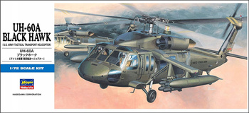 UH-60A Black Hawk (U.S. Army Tactical Transport Helicopter) 1:72 | D3-00433 HASEGAWA