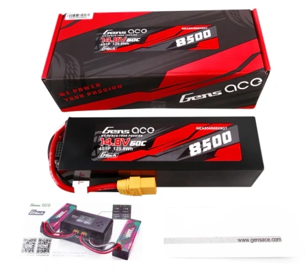 Akumulator LiPo 8500mAh 14,8V 60C 4S1P XT90 G-Tech | GEA854S60X9GT GENS ACE