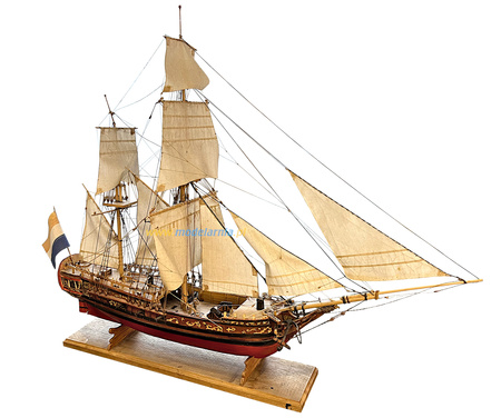 Drewniany żaglowiec (770mm)