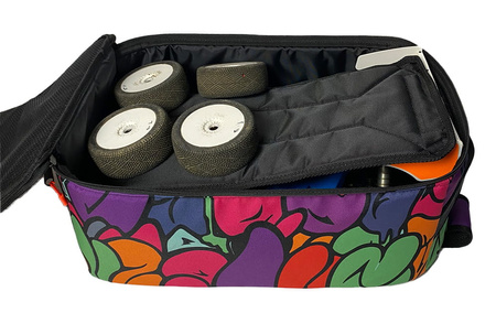 Plecak Transportowy Backpack Na Model 1/8 Pink Graffiti | RACE STARS