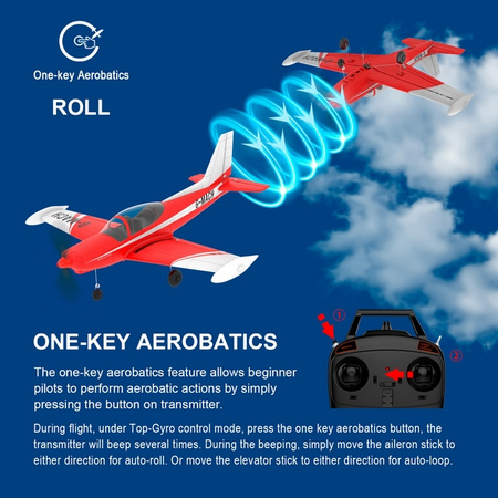 Mini SF260 450 Marchetti Leonardo RTF 450mm Żółty | TOP107B01 TOP RC HOBBY
