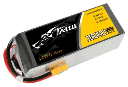 Akumulator LiPo 16000mAh 22,2V 30C 6S1P XT90-S | TAA160006S30X TATTU