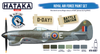 Zestaw farb akrylowych (Royal Air Force Paint Set D-Day Battle of Britain) | HTK-BS07 HATAKA