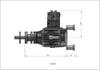 Silnik Spalinowy Benzynowy Dwucylindrowy DLE60 61ccm | SP032 DLE