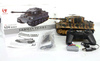 German Tiger 1 Late RTR 2,4Ghz 1/24 Czołg Zdalnie Sterowany Heng Long IR Dźwięk Painted Camo | 3841-11-L-C TAIGEN