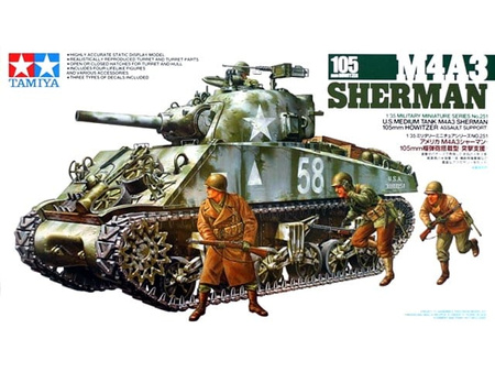 M4A3 Sherman 105mm Howitzer 1:35 | 35251 TAMIYA