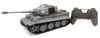 German Tiger 1 Late Std RTR 2,4Ghz 1/24 Czołg Zdalnie Sterowany Heng Long IR Dźwięk Szary | 3841-11-L TAIGEN