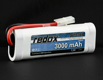 Pakiet NiMH 3000mAh 7,2V | REDOX