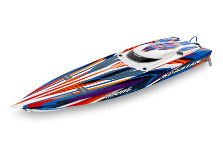 Spartan SR Motorówka Łódź Zdalnie Sterowana Pomarańczowa | 103076-4 TRAXXAS