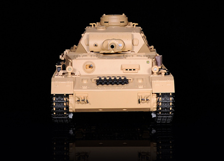 Czołg Zdalnie Sterowany German Panzerkampfwagen DAK Pz Kpfw IV Ausf. F-1 1:16 RTR 2,4Ghz Model RC | 3858-1B HENG LONG