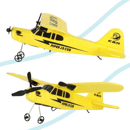 Piper J-3 Cub 803 Samolot RC Dla Początkujących Żółty