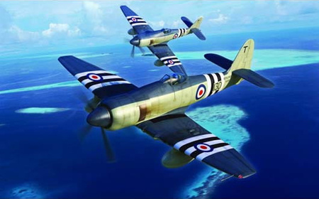 Hawker Sea Fury FB.11 1:48 | 02844 TRUMPETER