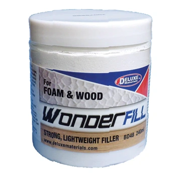 Szpachla Modelarska Lekka Biała Wonderfill do Drewna i Pianki 240ml | BD48 DELUXE MATERIALS