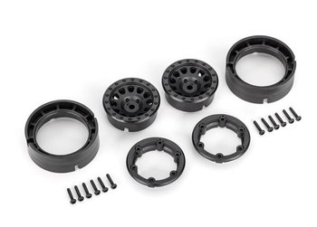 Komplet obręczy kół Race Wheels 105 Beadlock TRX-4M | Traxxas 9781