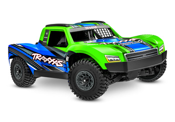 Traxxas Mini Slash 4X4 BL-2S Short Course 1:16 Zielony Samochód Zdalnie Sterowany Model RC | 108164-1-GRN