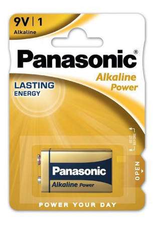 Bateria alkaliczna 6LR61 (9V) | PANASONIC