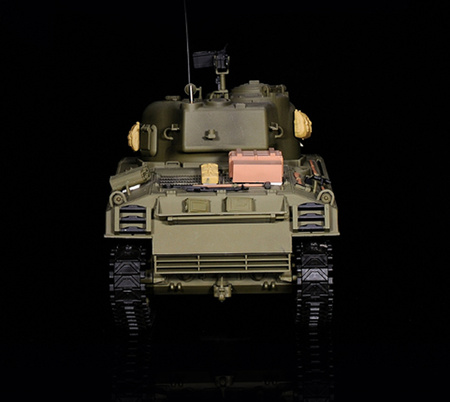 Czołg Zdalnie Sterowany U.S. Medium Tank M4A3 Sherman 1:16 RTR 2,4Ghz Model RC | 3898-1B HENG LONG