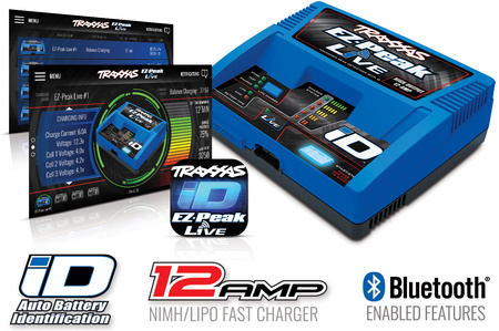 Ładowarka EZ-Peak Live 220V 12A NiMH / LiPo iD Bluetooth | 2971 TRAXXAS