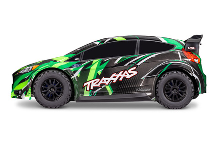 Ford Fiesta ST VXL Rally Car Brushless 1/10 (zielony) | 74276-4-GRN TRAXXAS